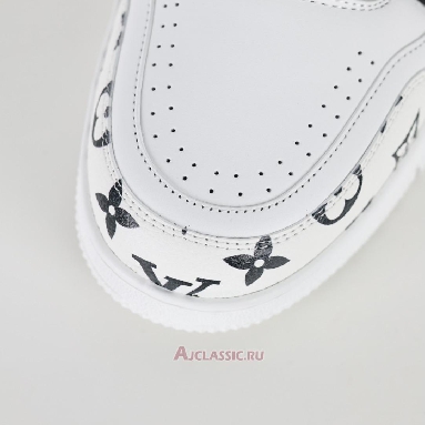 Buy Louis Vuitton LV Trainer Sneaker White Black Monogram Pattern White 1AHTOP Quality Reps Replicas Shoes