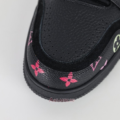 Buy Louis Vuitton LV Trainer Sneaker Black Multicolor Monogram Pattern Black 1AHTO9-2 Quality Reps Replicas Shoes