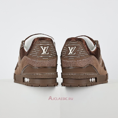 Buy Louis Vuitton LV Trainer Sneaker Brown Monogram Denim Brown 1AHT32 Quality Reps Replicas Shoes