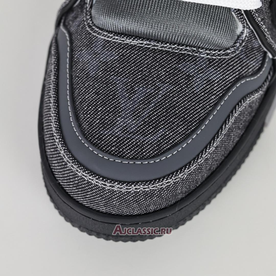 New Louis Vuitton LV Trainer Sneaker "Black Monogram Denim" 1AHSZS Shoes