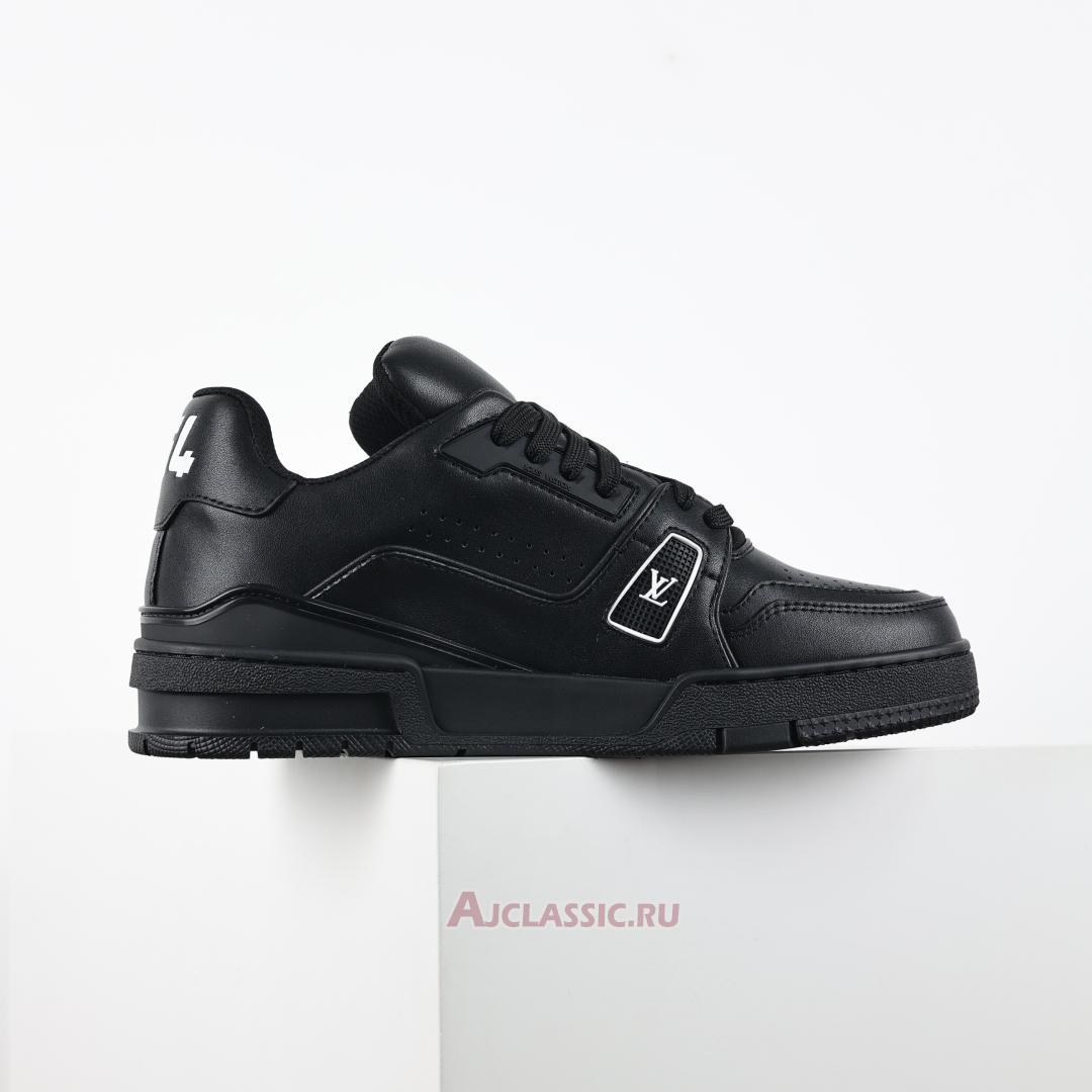 New Louis Vuitton LV Trainer Sneaker "Black Wool" 1A9AFM Shoes