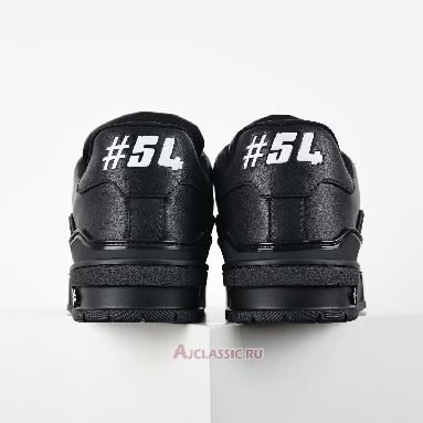 Buy Louis Vuitton LV Trainer Sneaker Black Wool Black 1A9AFM Quality Reps Replicas Shoes