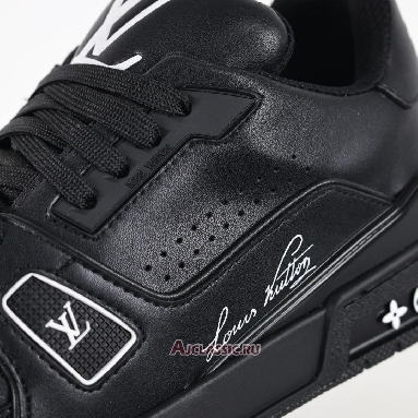 Buy Louis Vuitton LV Trainer Sneaker Black Wool Black 1A9AFM Quality Reps Replicas Shoes