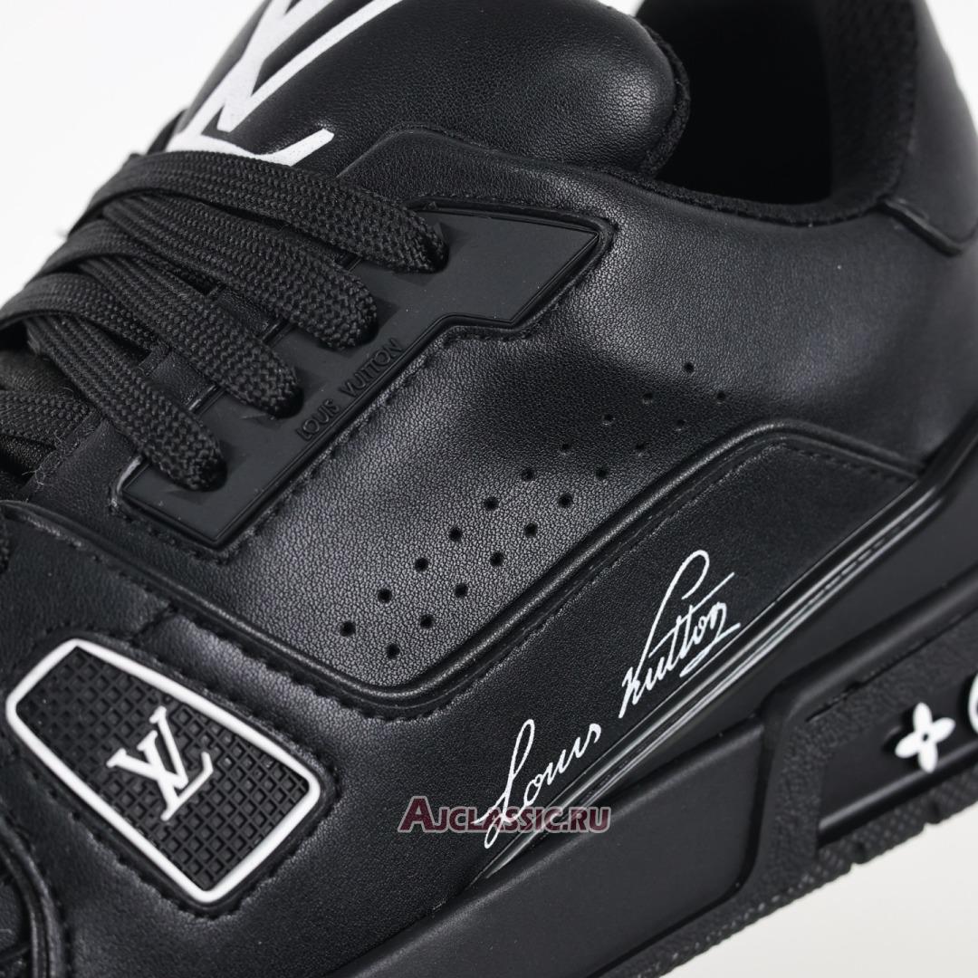 New Louis Vuitton LV Trainer Sneaker "Black Wool" 1A9AFM Shoes