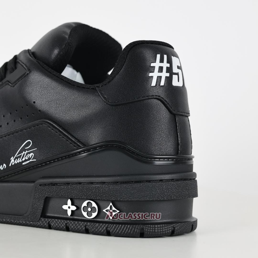 New Louis Vuitton LV Trainer Sneaker "Black Wool" 1A9AFM Shoes