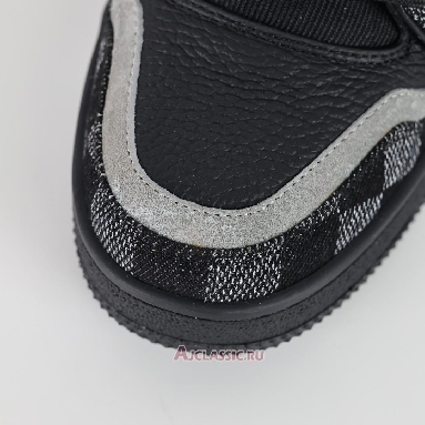 Buy Louis Vuitton LV Trainer Sneaker Black Damier Denim and Calf Leather Black 1ACPSB Quality Reps Replicas Shoes