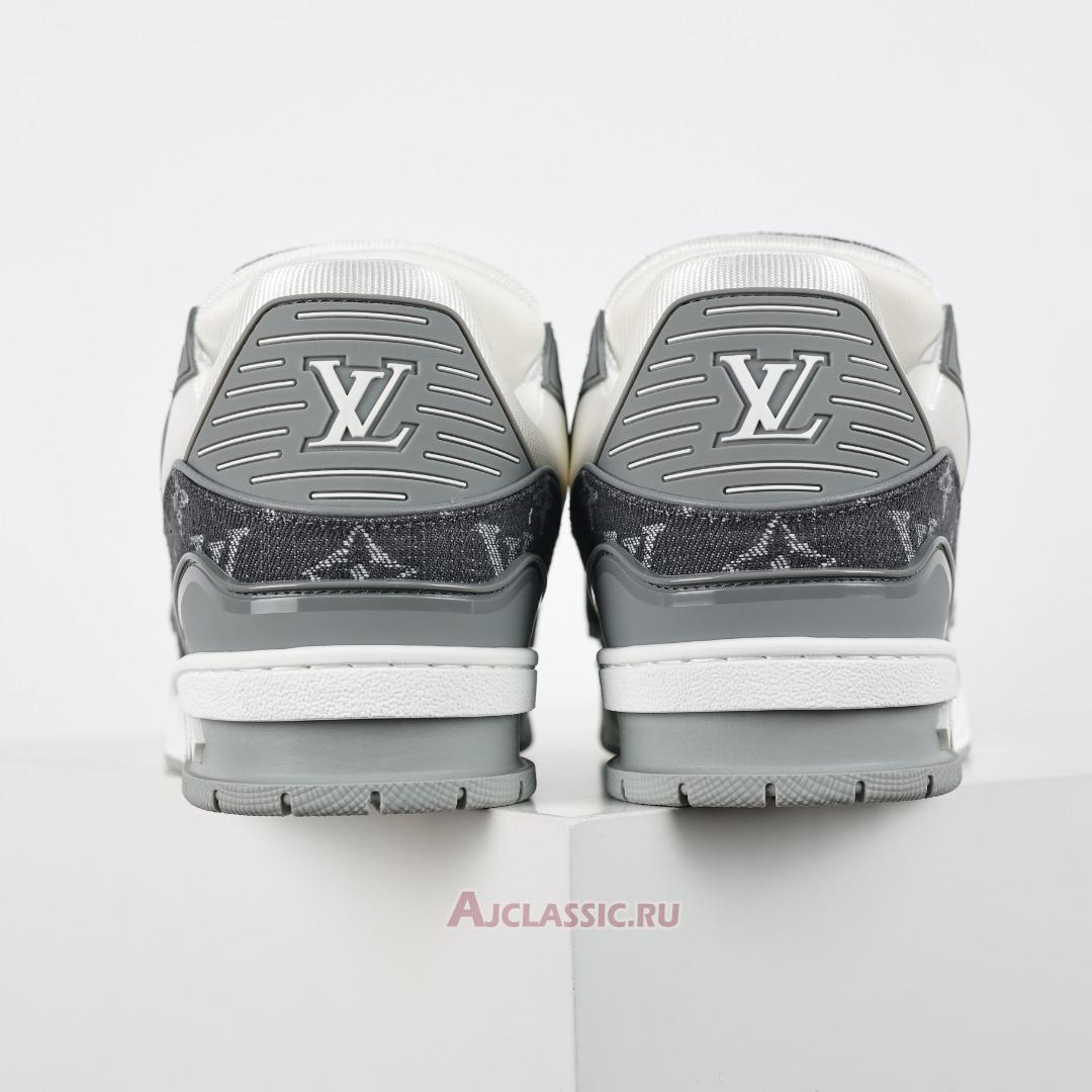 New Louis Vuitton LV Trainers Sneaker "Grey Monogram Denim" 1ADF5B-2 Shoes