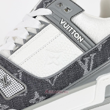 Buy Louis Vuitton LV Trainers Sneaker Grey Monogram Denim Grey 1ADF5B-2 Quality Reps Replicas Shoes