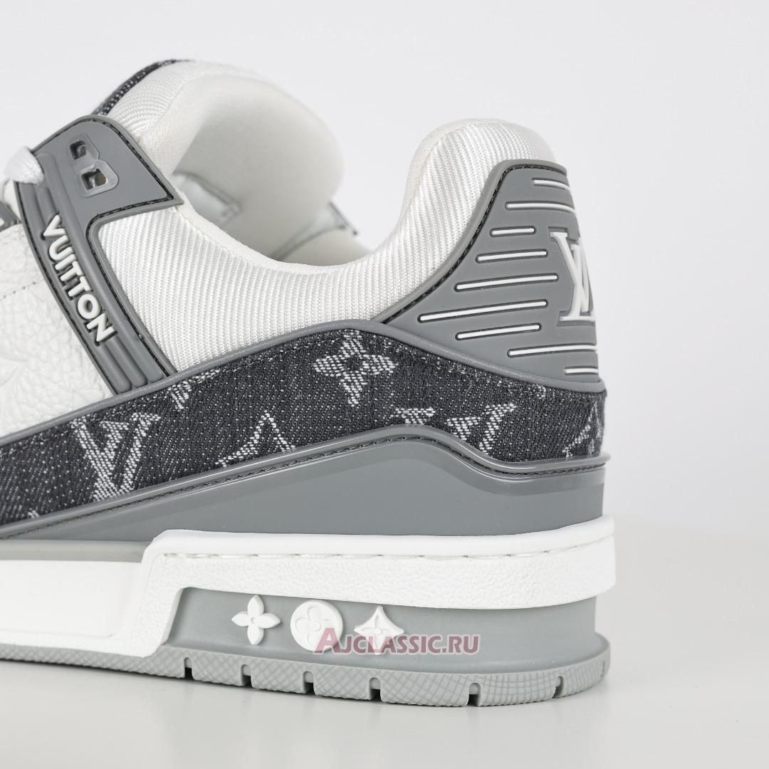 New Louis Vuitton LV Trainers Sneaker "Grey Monogram Denim" 1ADF5B-2 Shoes