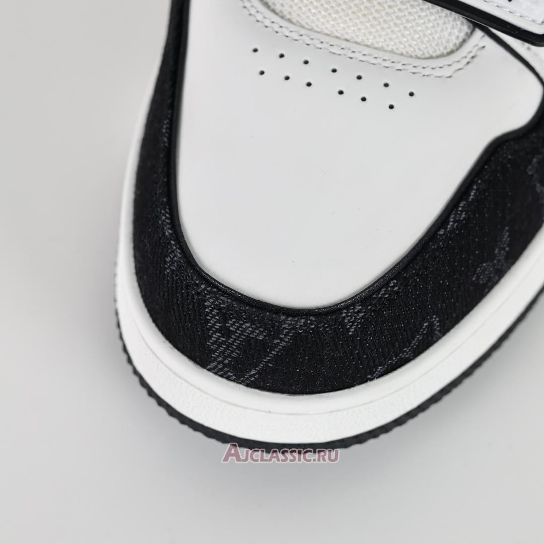 New Louis Vuitton LV Trainers Sneaker "Velcro Strap - Black Monogram Denim" 1A9ZB0 Shoes