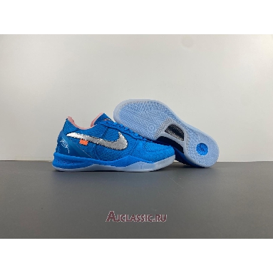 Buy Off-White x Nike Kobe 8 Protro Customs Blue Kotakustoms Quality Reps Replicas Shoes