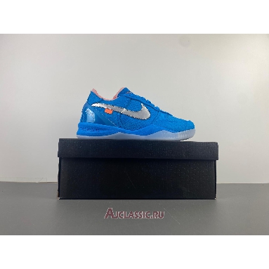 Buy Off-White x Nike Kobe 8 Protro Customs Blue Kotakustoms Quality Reps Replicas Shoes