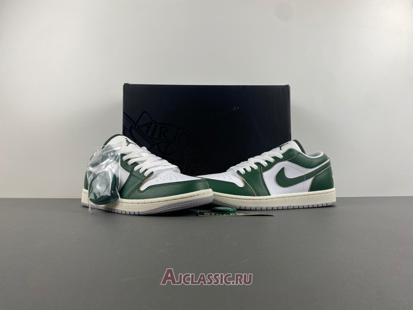 New Air Jordan 1 Low "Oxidized Green" FQ7687-300 Shoes