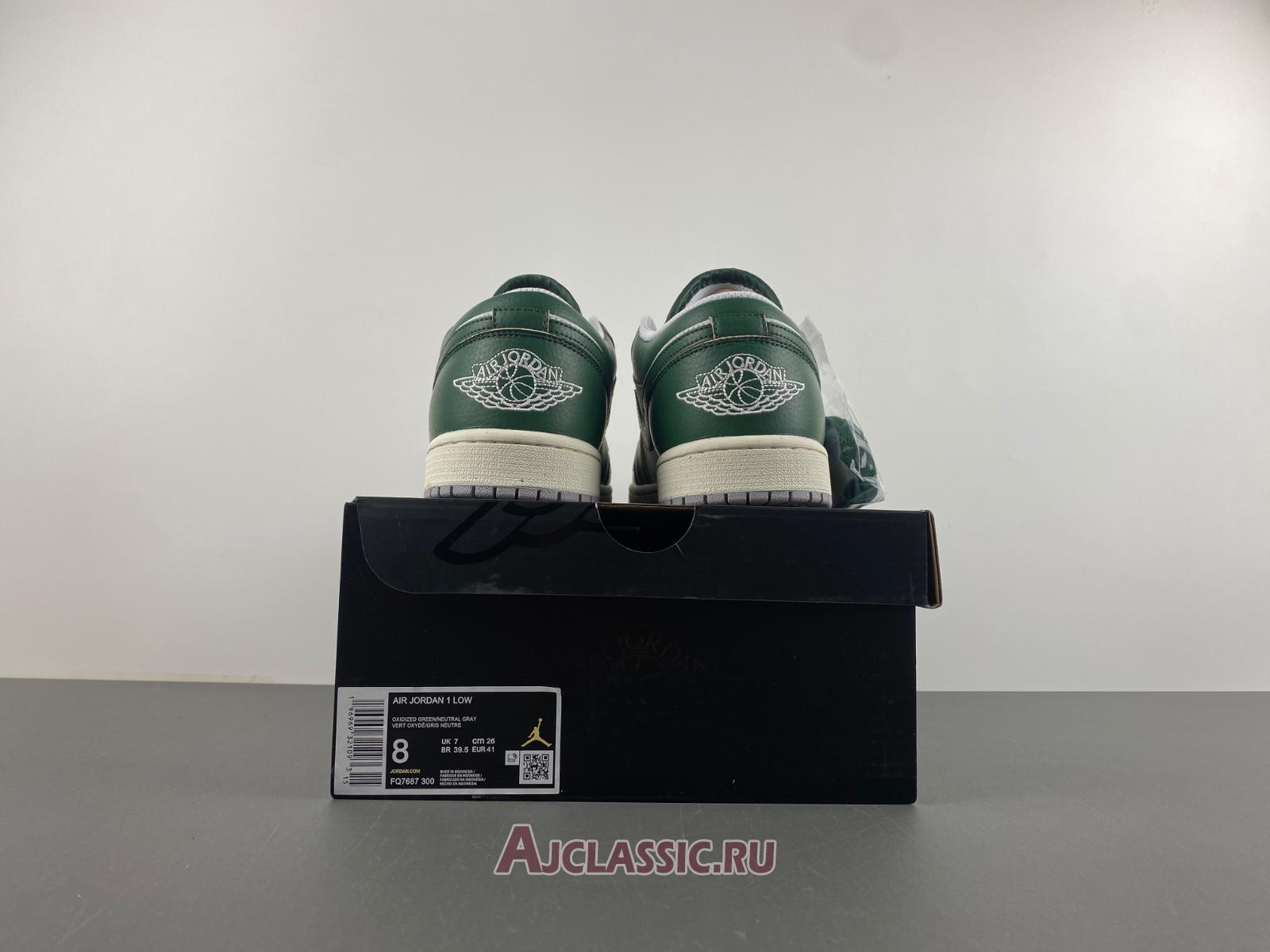 New Air Jordan 1 Low "Oxidized Green" FQ7687-300 Shoes