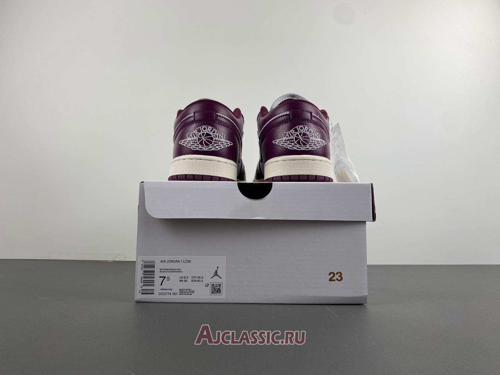 New Air Jordan 1 Low "Bordeaux" DC0774-161 Shoes