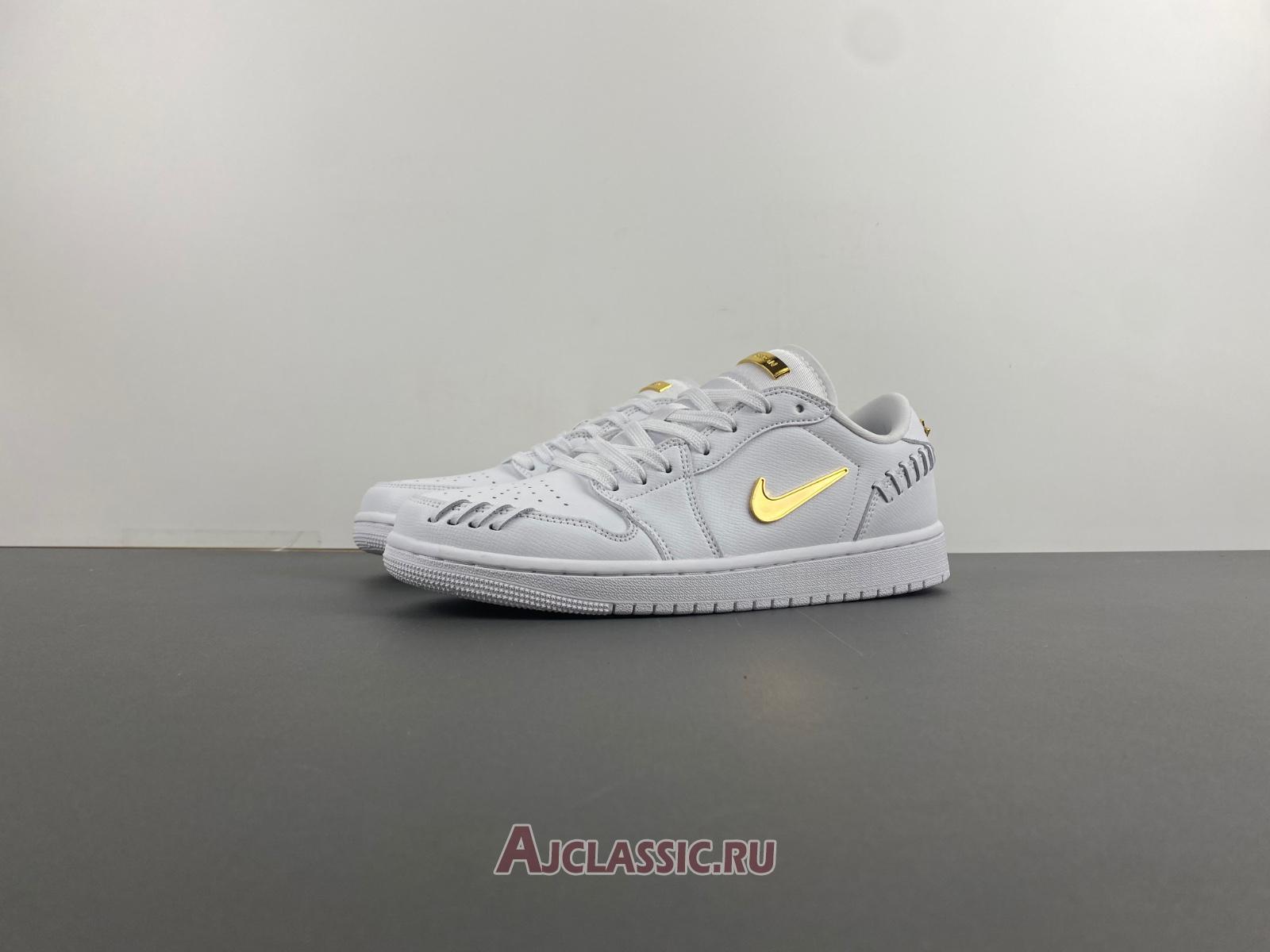 New Air Jordan 1 Low Method of Make "Sail Metallic Gold" FN5032-100 Shoes