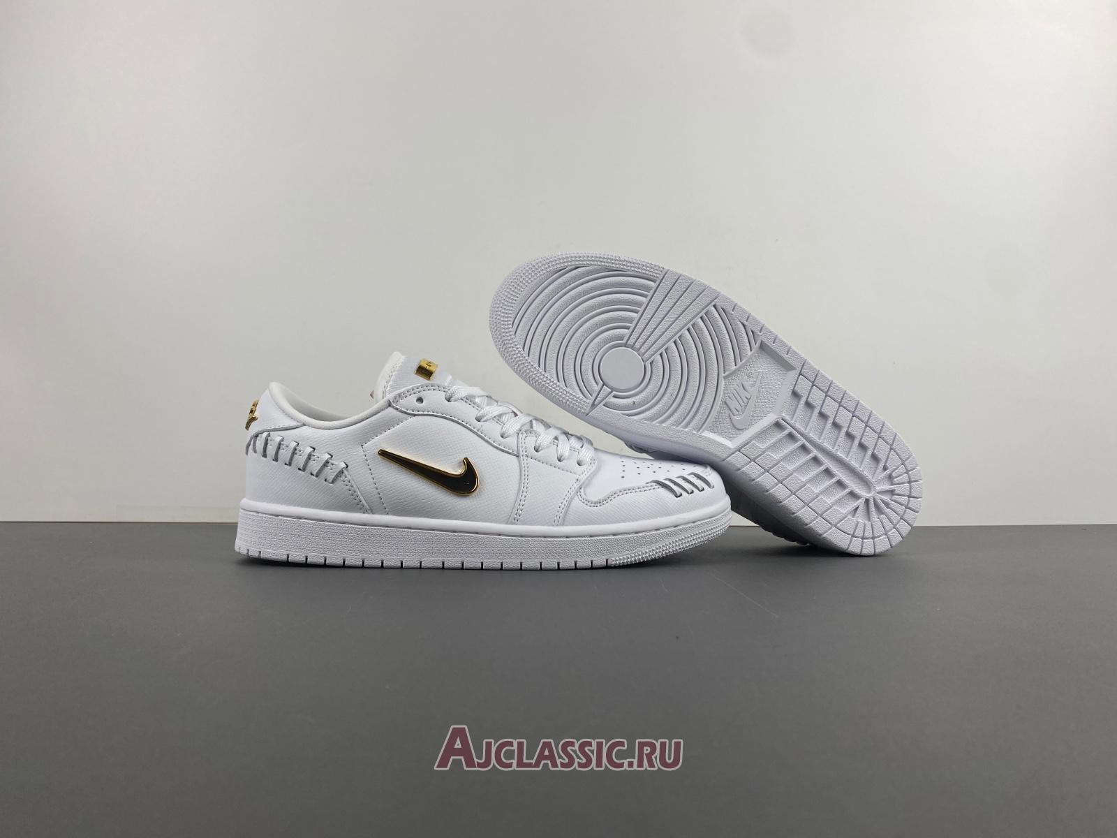 New Air Jordan 1 Low Method of Make "Sail Metallic Gold" FN5032-100 Shoes