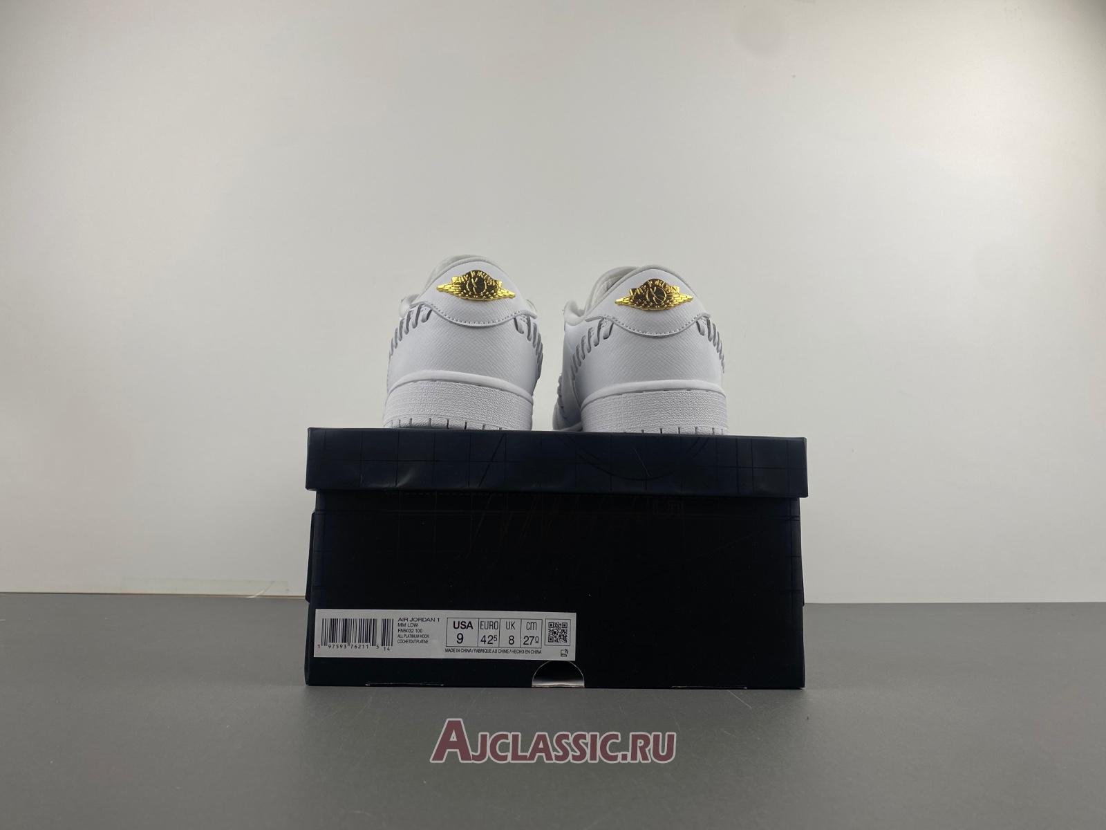 New Air Jordan 1 Low Method of Make "Sail Metallic Gold" FN5032-100 Shoes