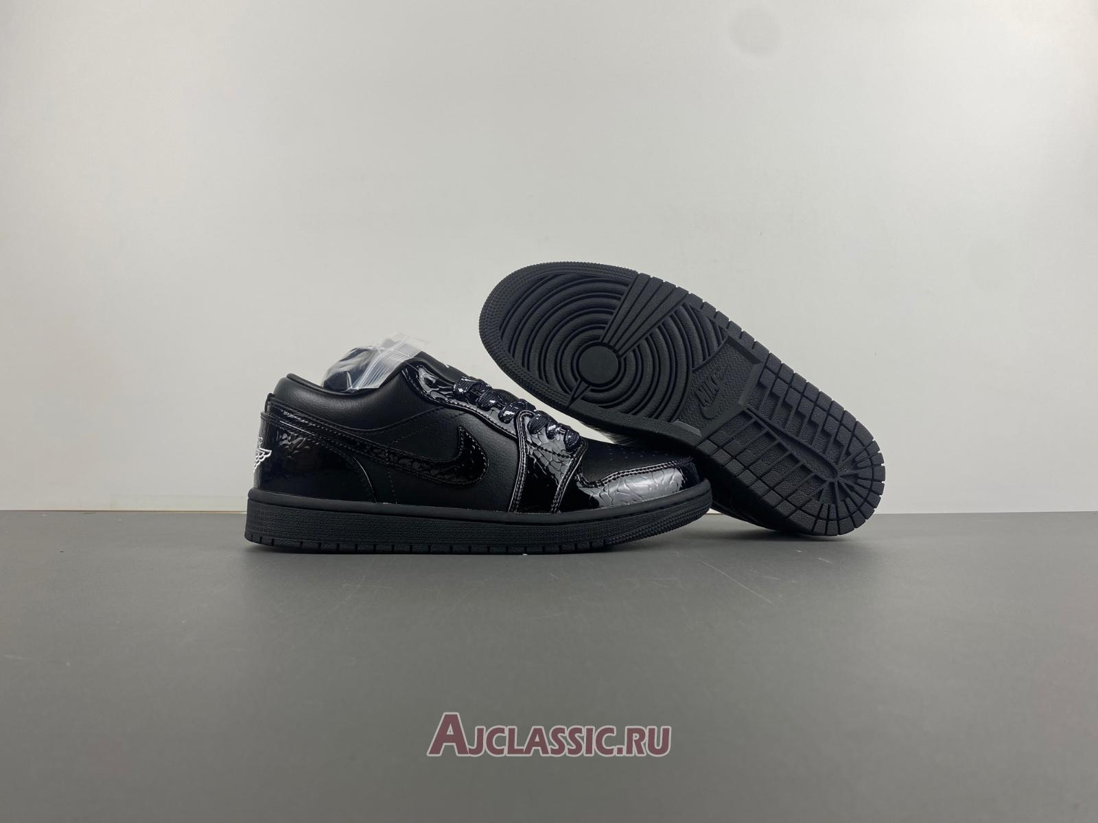 New Air Jordan 1 Low SE "Black Croc" HJ7743-010 Shoes