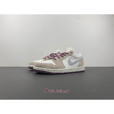 Buy Air Jordan 1 Low GS Sail Violet Dust Cream FQ8094-100 Quality Reps Replicas Shoes