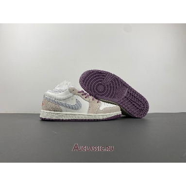 Buy Air Jordan 1 Low GS Sail Violet Dust Cream FQ8094-100 Quality Reps Replicas Shoes