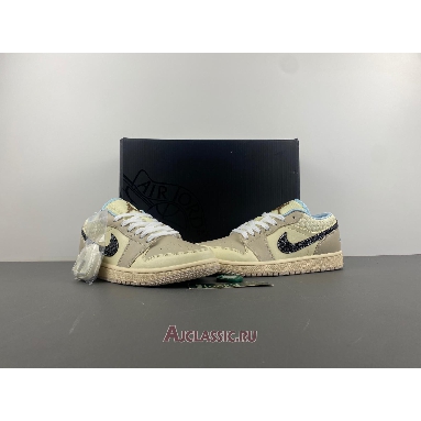 Buy Air Jordan 1 Low SE Sanddrift Glacier Blue Cream HQ3440-101-2 Quality Reps Replicas Shoes