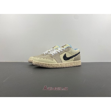 Buy Air Jordan 1 Low SE Sanddrift Glacier Blue Cream HQ3440-101-2 Quality Reps Replicas Shoes
