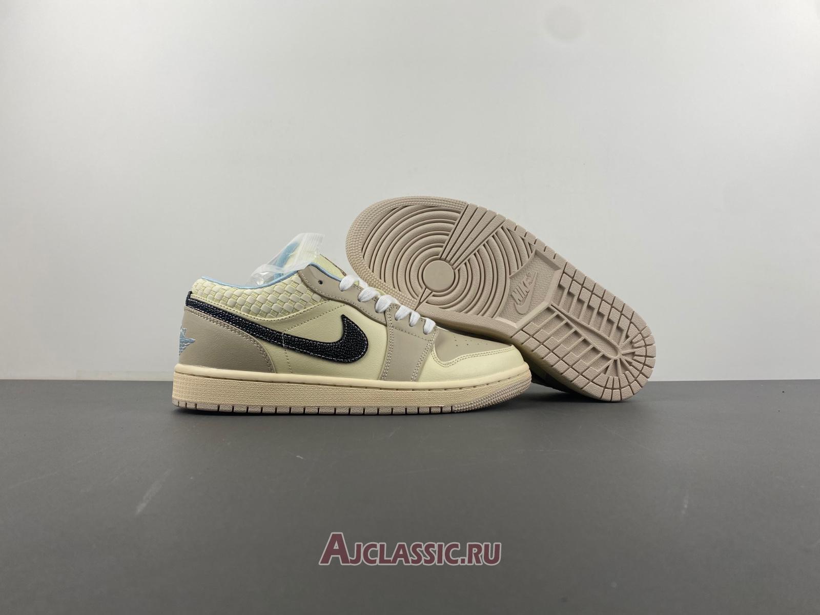 New Air Jordan 1 Low SE "Sanddrift Glacier Blue" HQ3440-101-2 Shoes