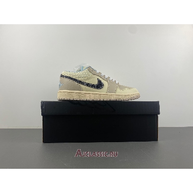 Buy Air Jordan 1 Low SE Sanddrift Glacier Blue Cream HQ3440-101-2 Quality Reps Replicas Shoes