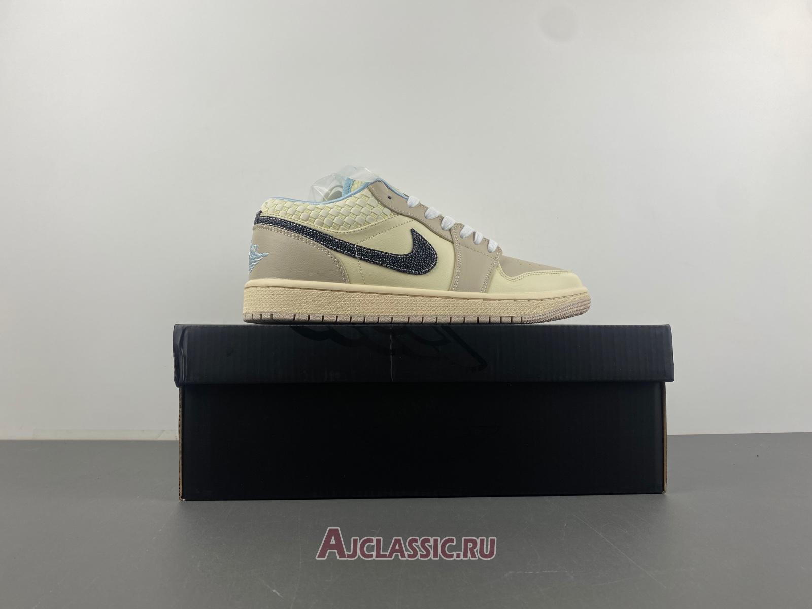 New Air Jordan 1 Low SE "Sanddrift Glacier Blue" HQ3440-101-2 Shoes
