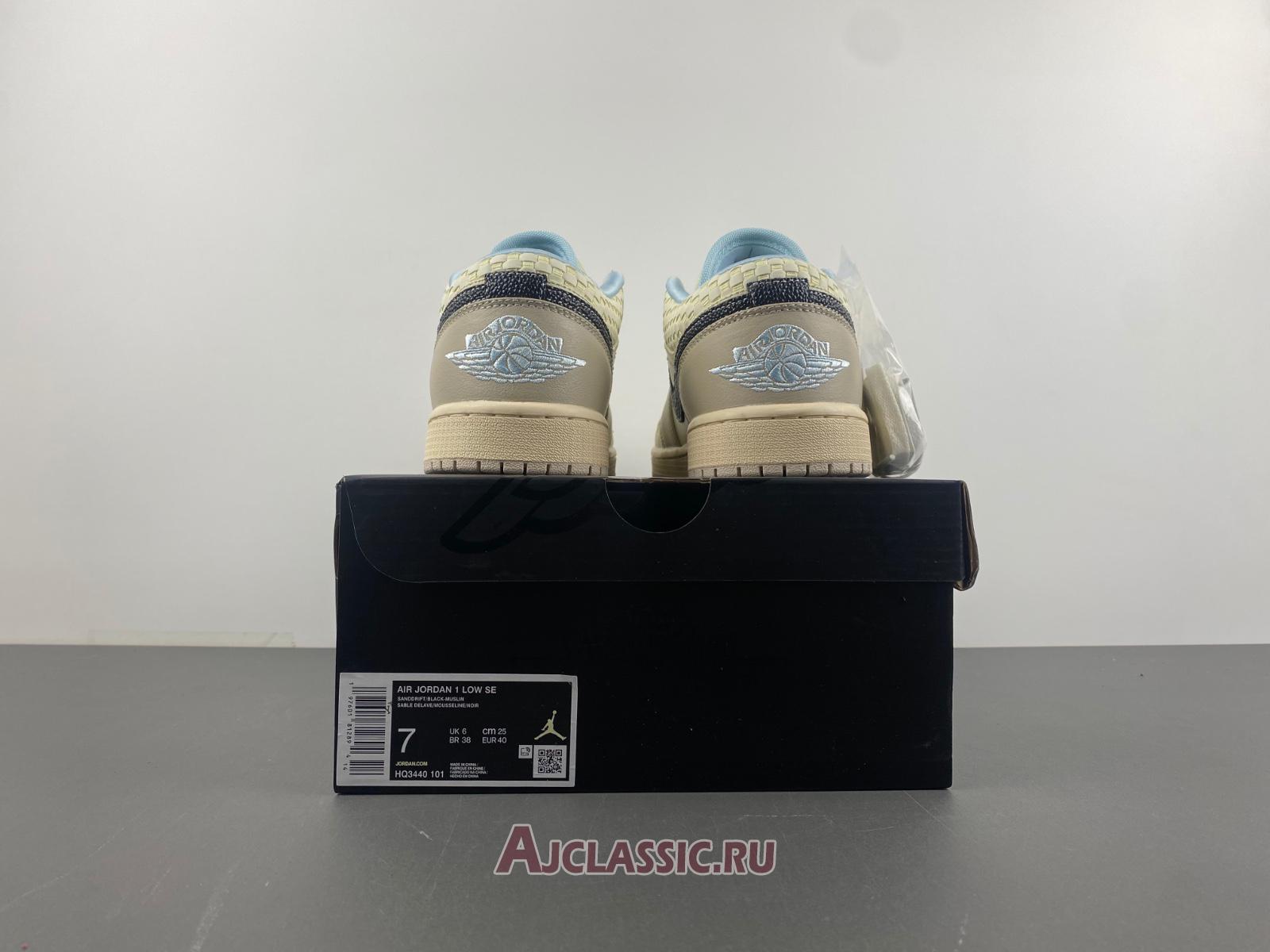 New Air Jordan 1 Low SE "Sanddrift Glacier Blue" HQ3440-101-2 Shoes