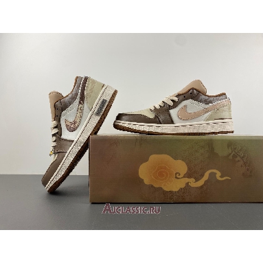 Buy Air Jordan 1 Retro Low Wukong Brown HF5743-221 Quality Reps Replicas Shoes