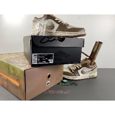 Buy Air Jordan 1 Retro Low Wukong Brown HF5743-221 Quality Reps Replicas Shoes