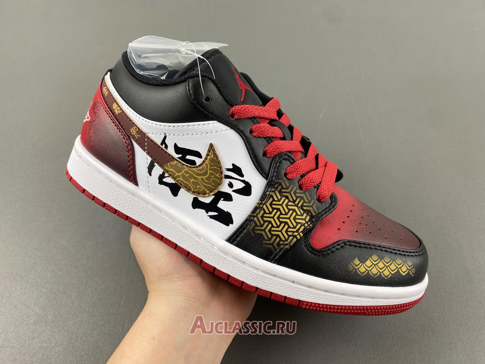 New Air Jordan 1 Retro Low "Red Goku" 553558-161-2 Shoes