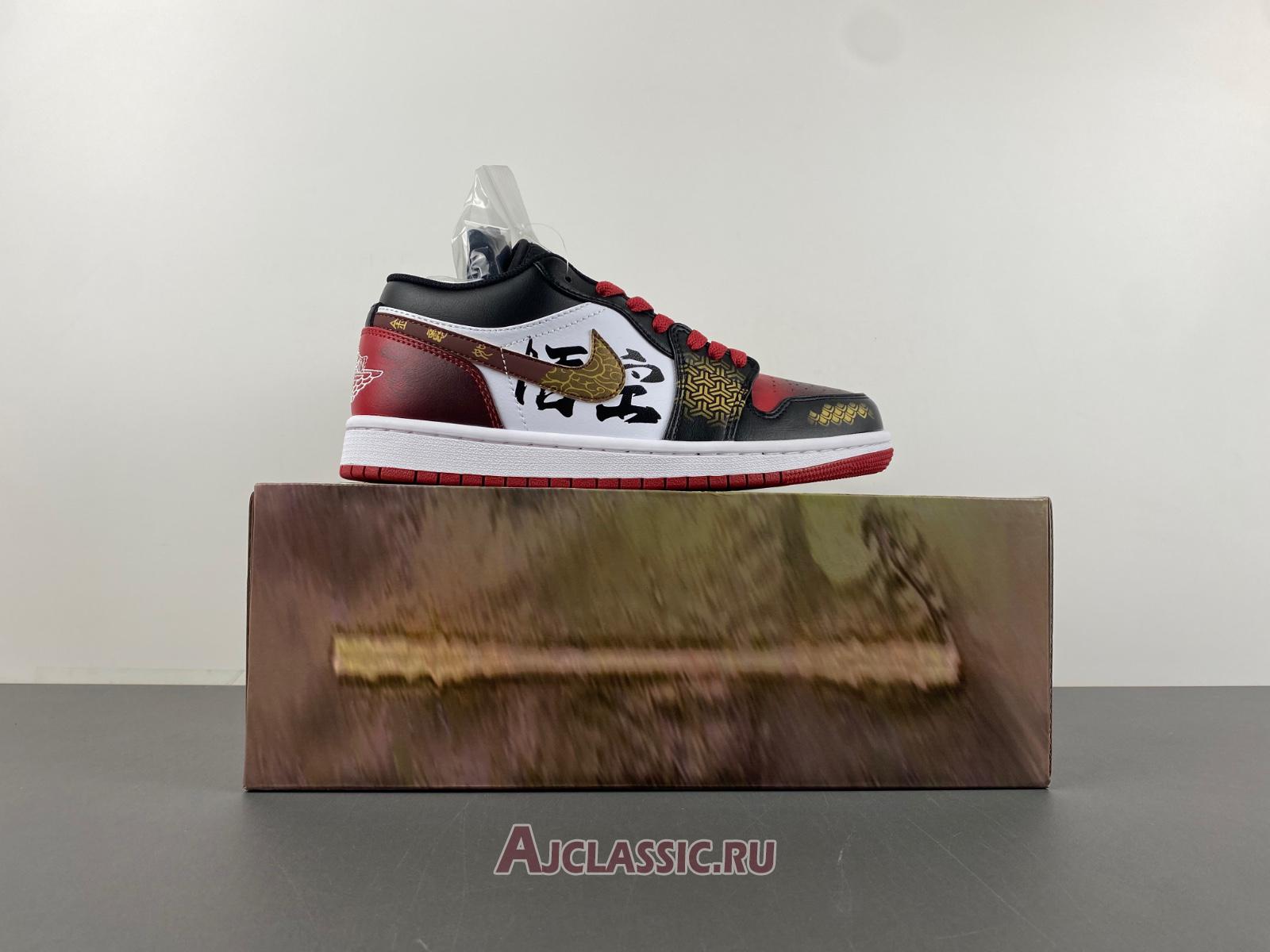 New Air Jordan 1 Retro Low "Red Goku" 553558-161-2 Shoes