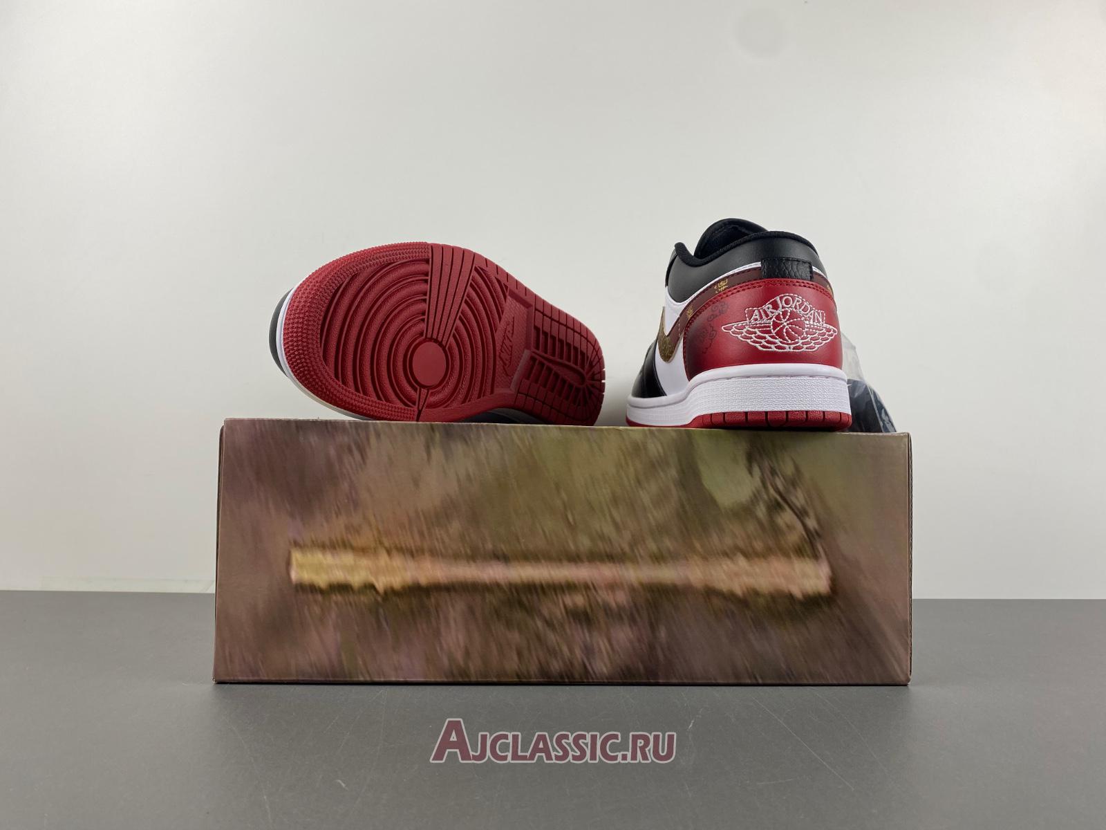 New Air Jordan 1 Retro Low "Red Goku" 553558-161-2 Shoes