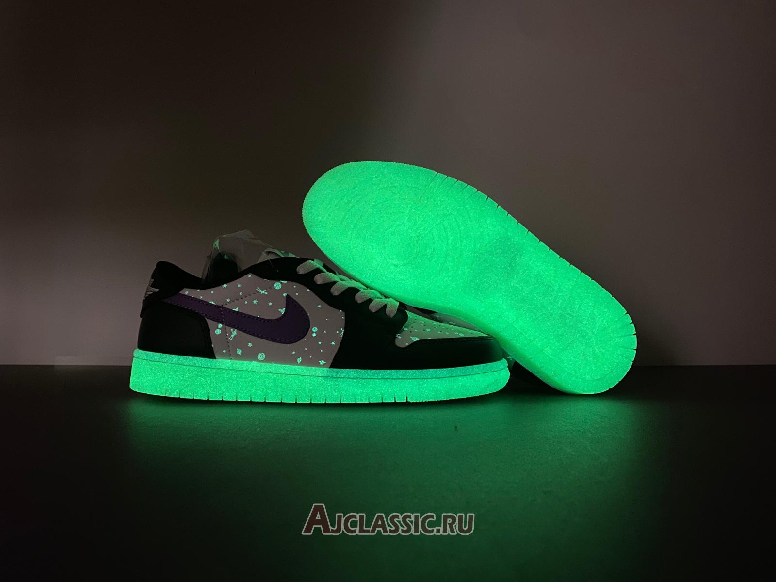 New Air Jordan 1 Retro Low OG GS "Black Raspberry" HF0410-001 Shoes