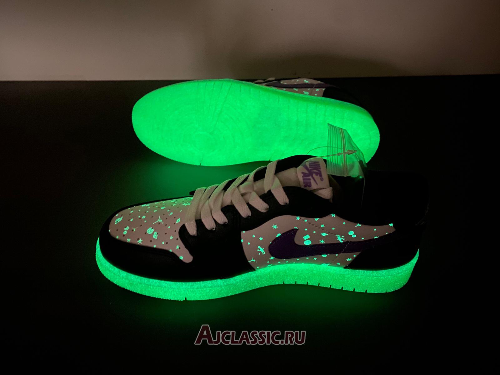 New Air Jordan 1 Retro Low OG GS "Black Raspberry" HF0410-001 Shoes