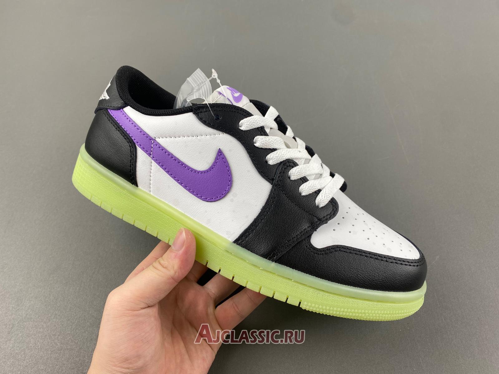 New Air Jordan 1 Retro Low OG GS "Black Raspberry" HF0410-001 Shoes