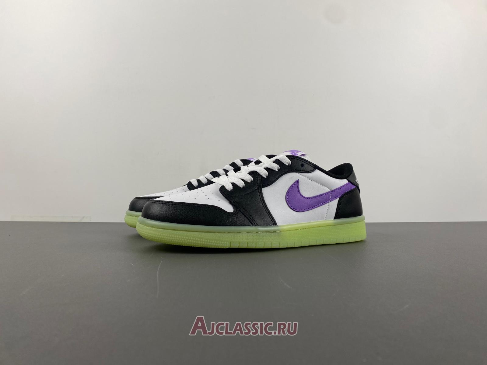 New Air Jordan 1 Retro Low OG GS "Black Raspberry" HF0410-001 Shoes