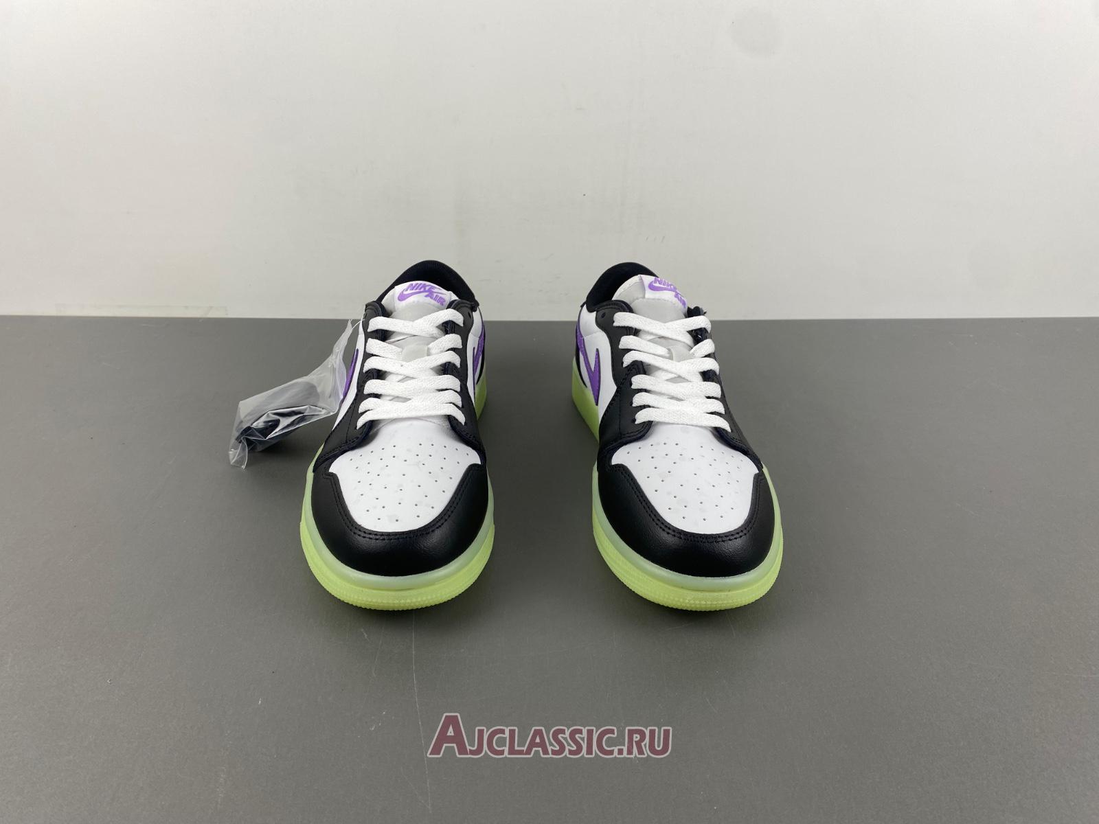 New Air Jordan 1 Retro Low OG GS "Black Raspberry" HF0410-001 Shoes