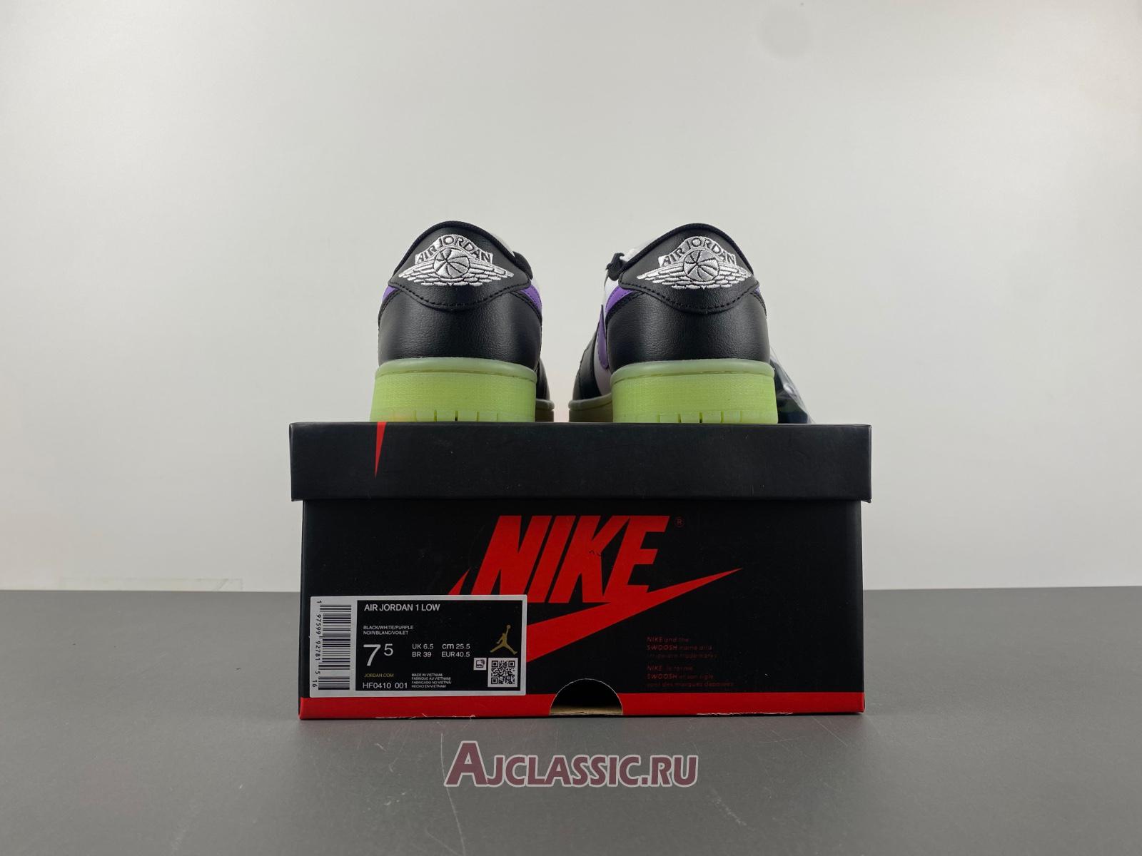 New Air Jordan 1 Retro Low OG GS "Black Raspberry" HF0410-001 Shoes