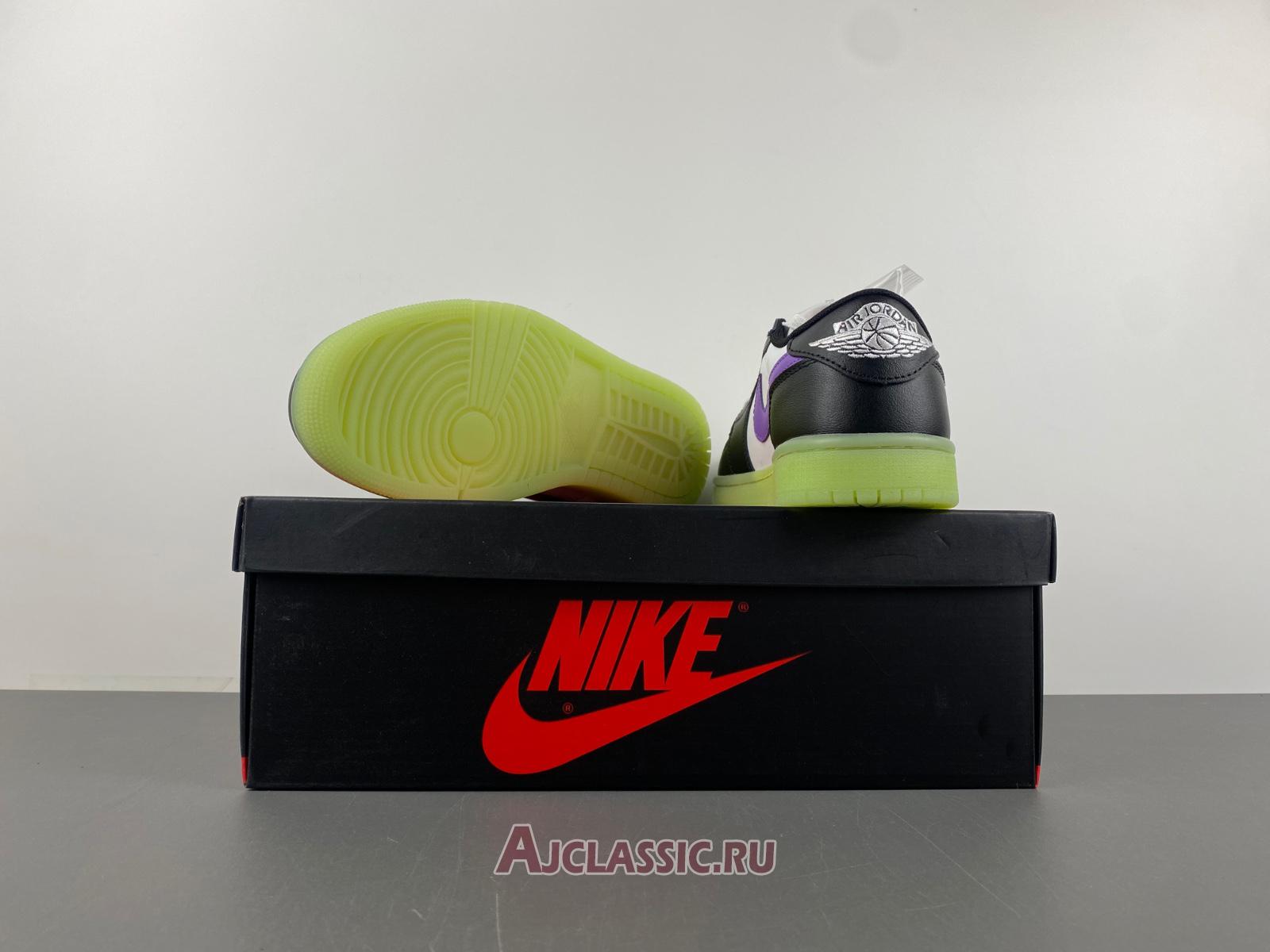 New Air Jordan 1 Retro Low OG GS "Black Raspberry" HF0410-001 Shoes