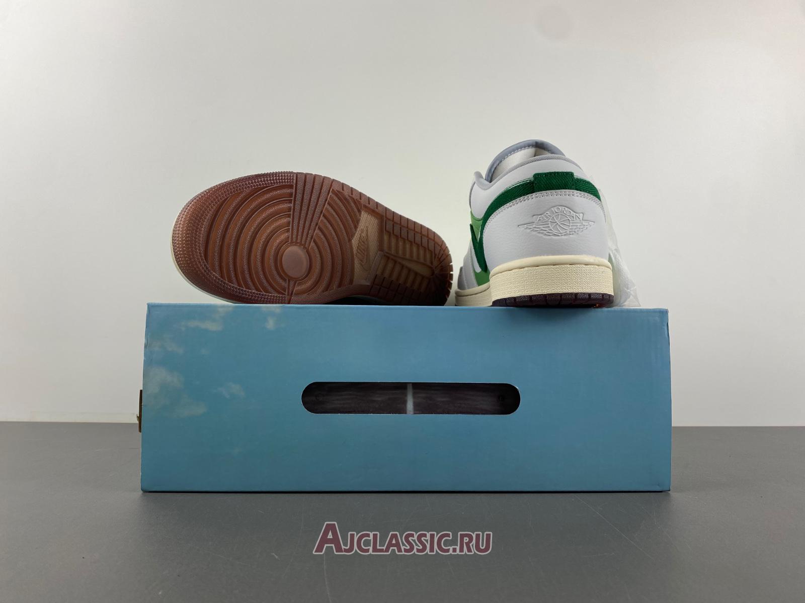 New Air Jordan 1 Low SE "White Fluorescent Green" HF4823-100-2 Shoes