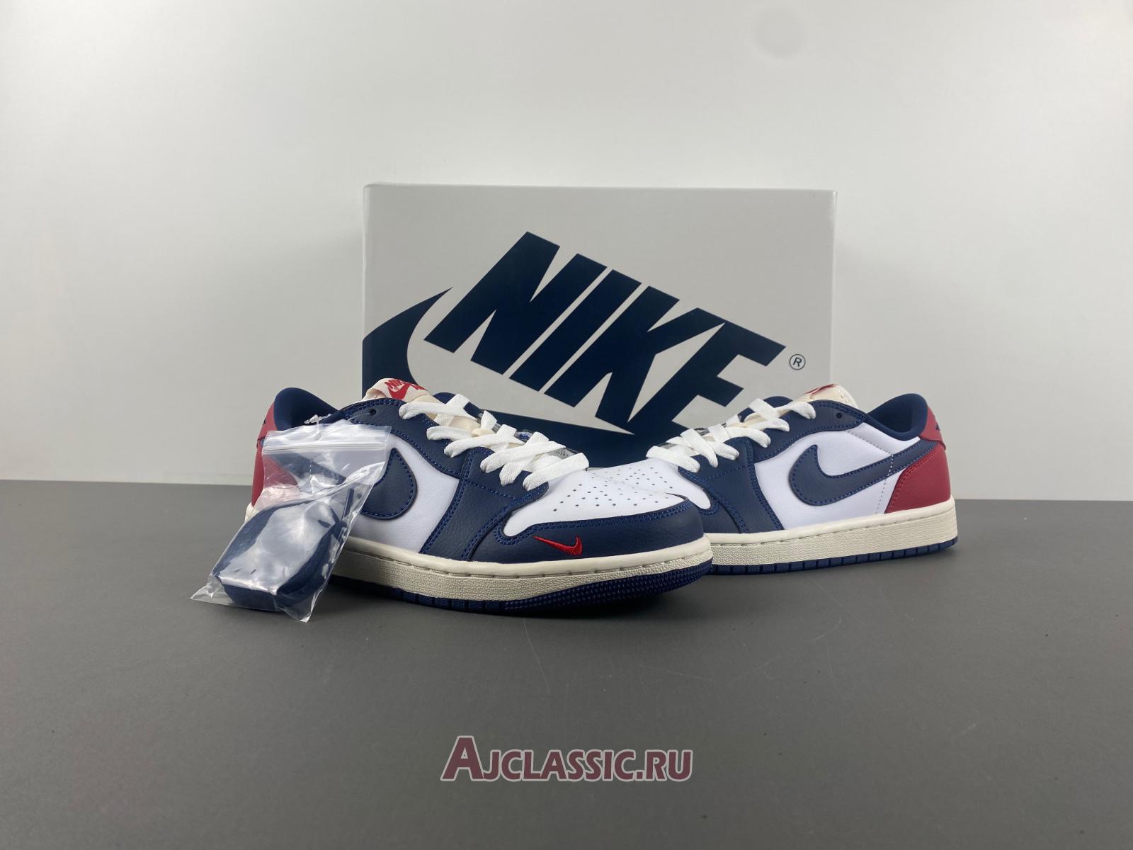 New Air Jordan 1 Retro Low OG "Howard University" HQ2993-100 Shoes