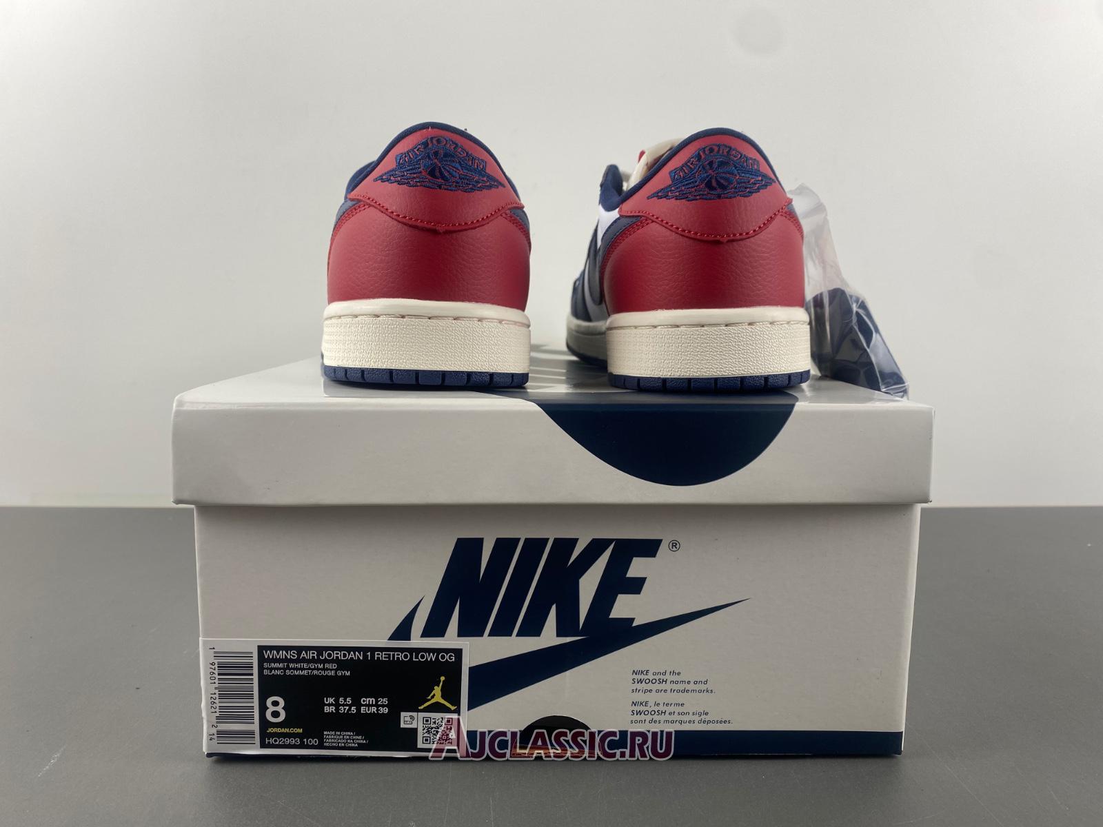 New Air Jordan 1 Retro Low OG "Howard University" HQ2993-100 Shoes