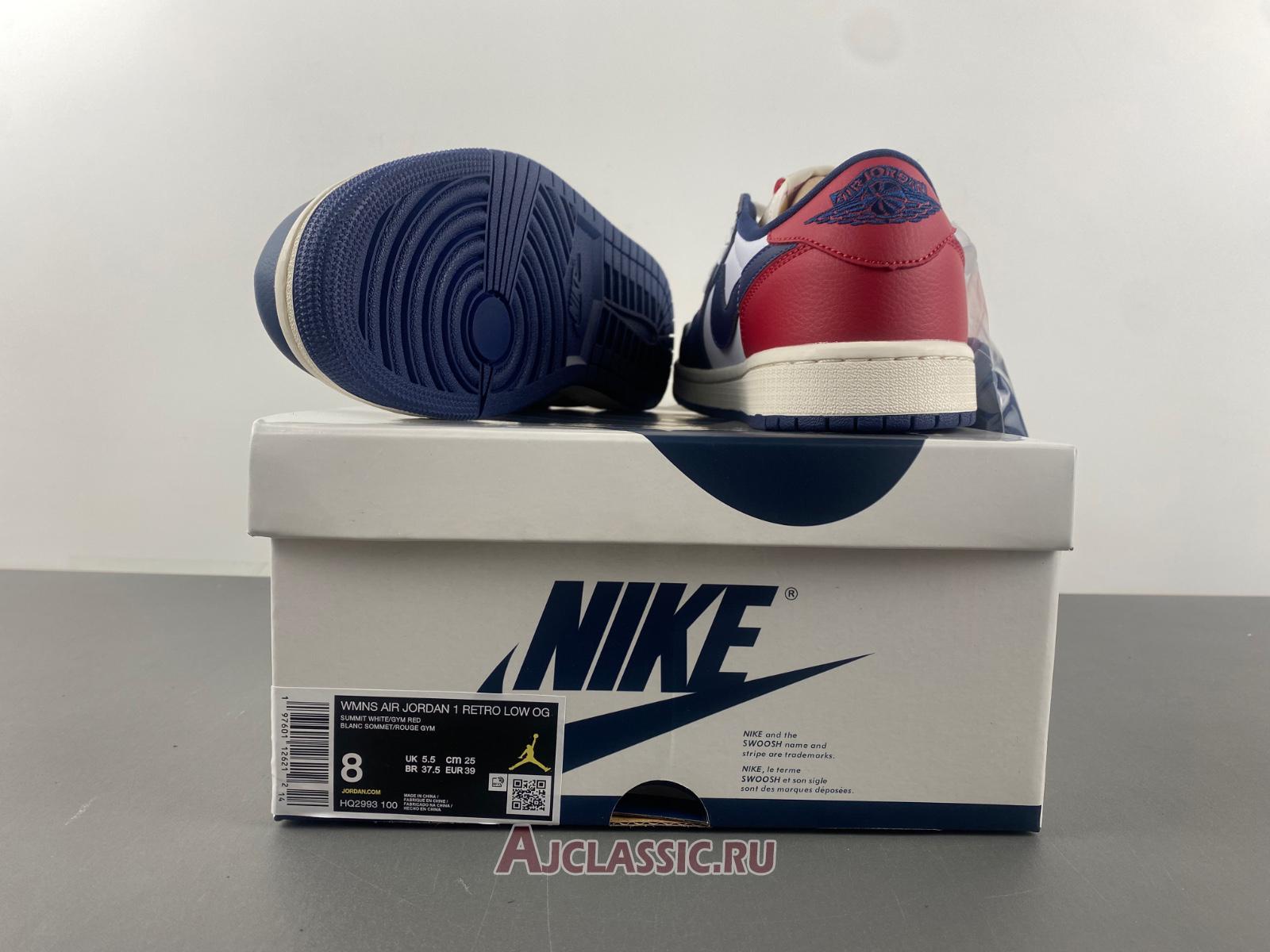 New Air Jordan 1 Retro Low OG "Howard University" HQ2993-100 Shoes