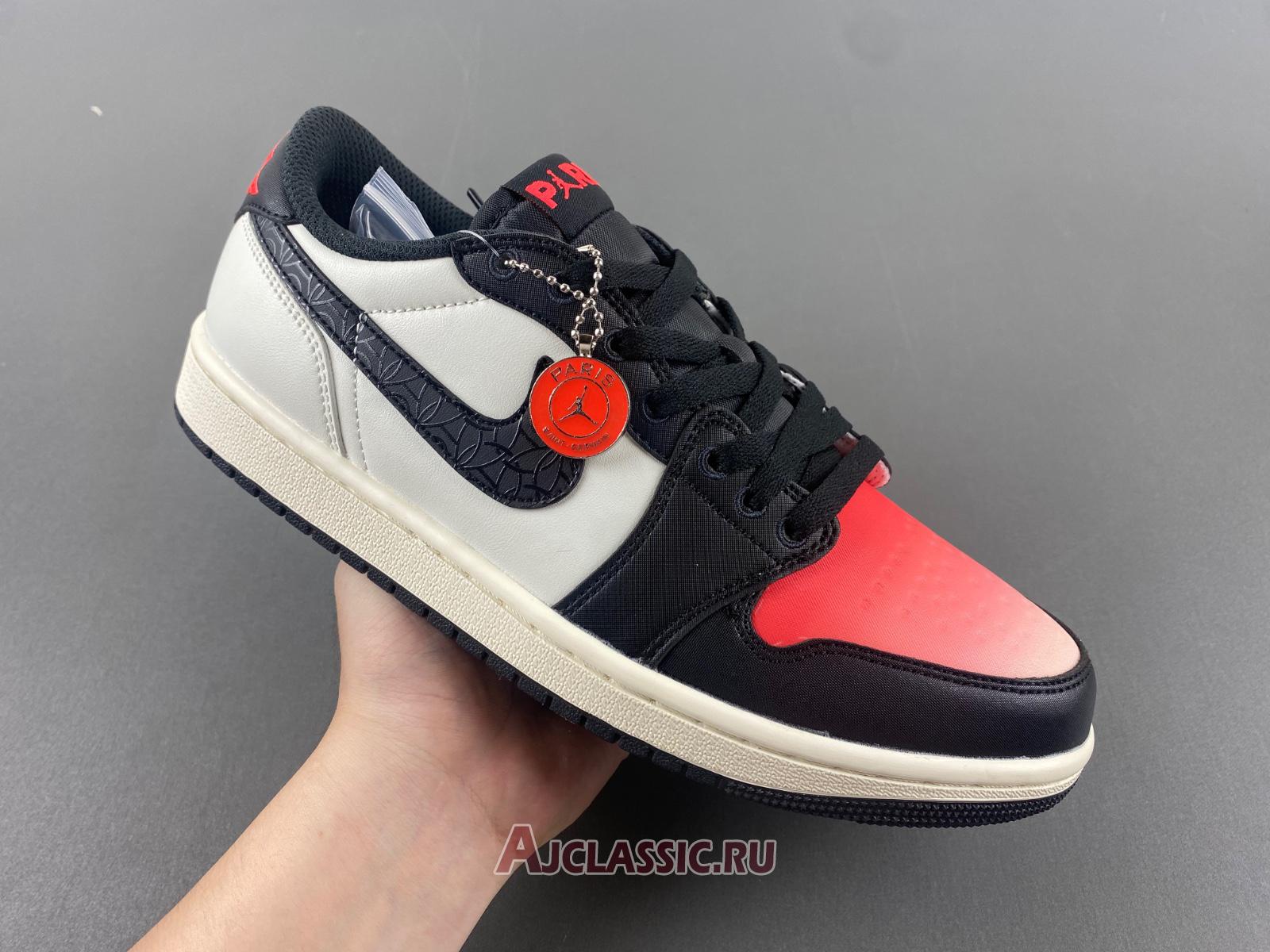 New Paris Saint-Germain x Air Jordan 1 Retro Low OG "Sail Pink Oxford" HF8828-100 Shoes