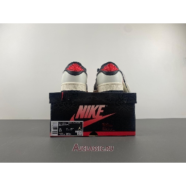 Buy Paris Saint-Germain x Air Jordan 1 Retro Low OG Sail Pink Oxford Red HF8828-100 Quality Reps Replicas Shoes