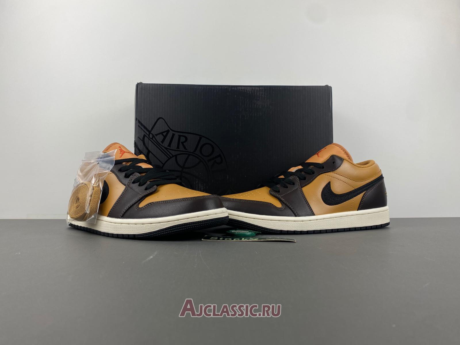 New Air Jordan 1 Low SE "Flax Baroque Brown" HQ3603-201 Shoes